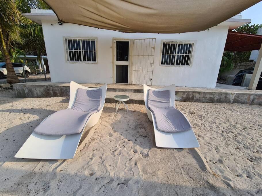 Casa Perla Marina, Pequena Casa Frente A La Playa. Apartment El Cuyo Bagian luar foto